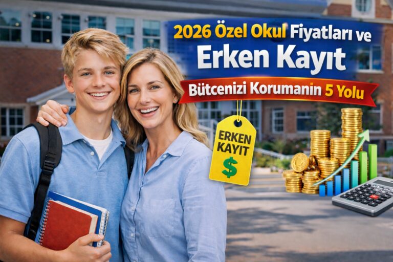 2026 Özel Okul Fiyatları ve Erken Kayıt: Bütçenizi Korumanın 5 Yolu