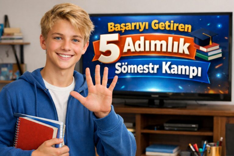 Yarıyıl Tatili Ders Çalışma Programı: Başarıyı Getiren 5 Adımlık Sömestr Kampı